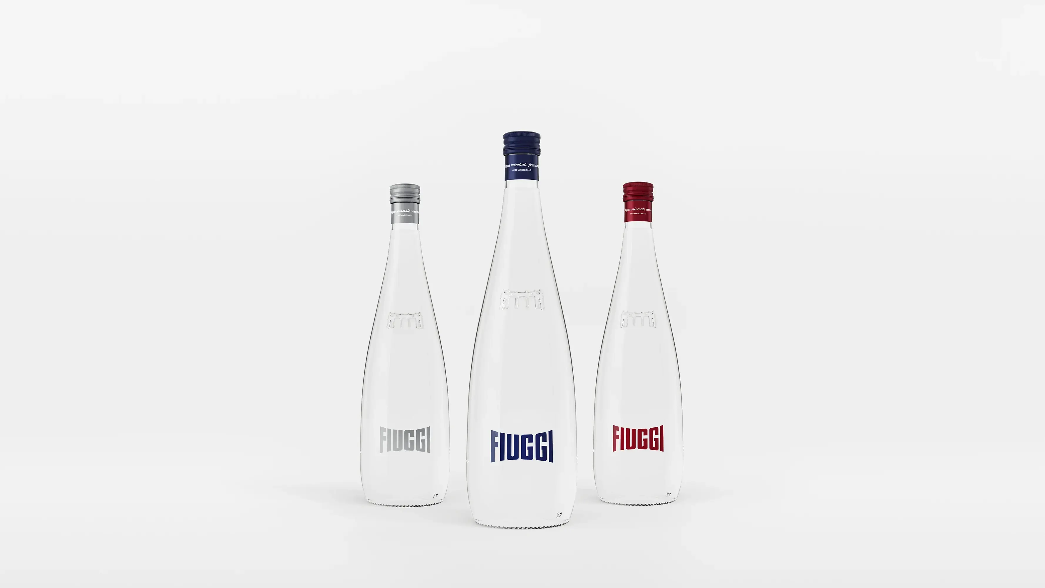 Set of three bottles